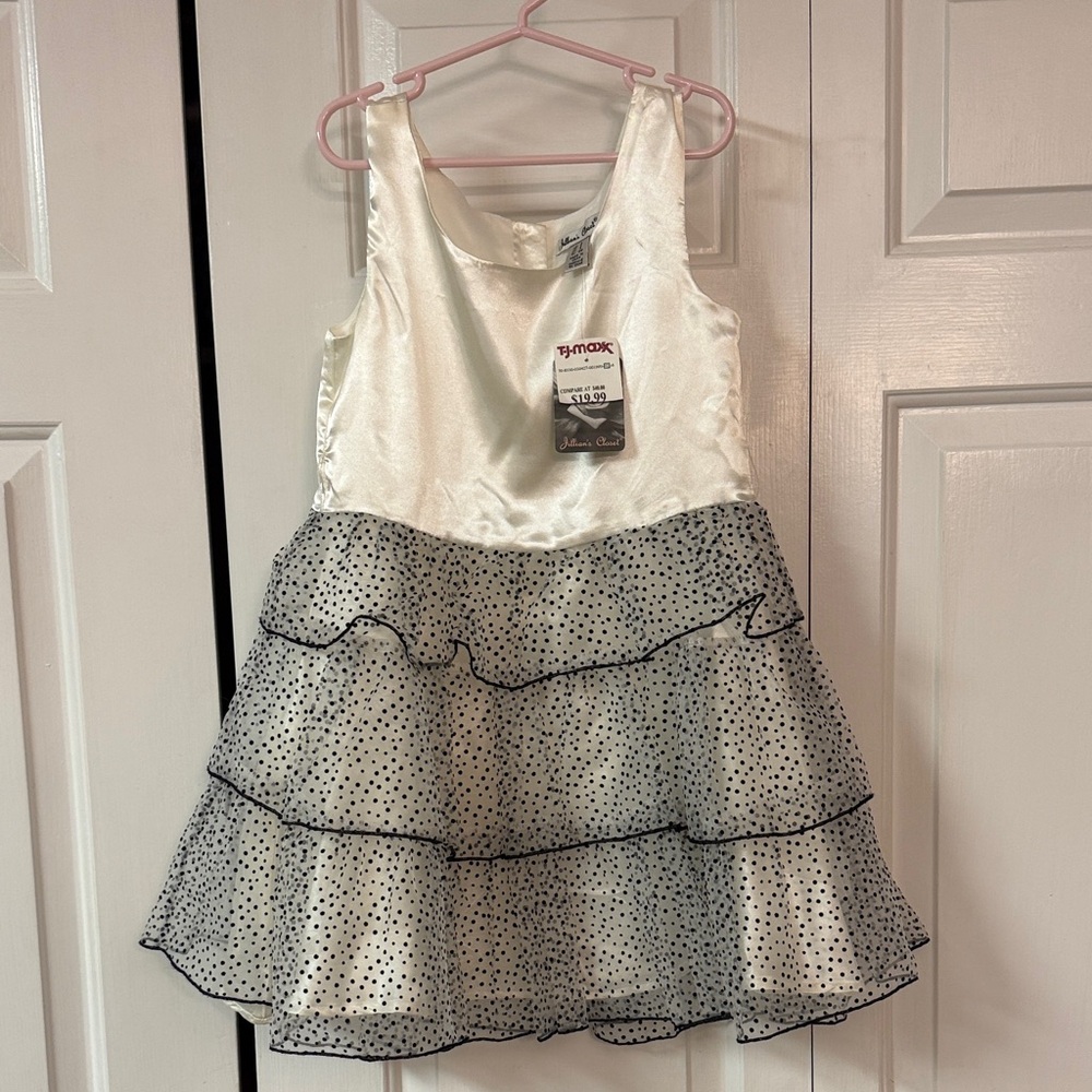 Jillian's Closet Satin Ivory Dress